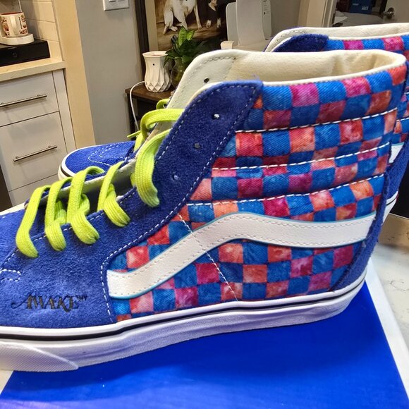 Vans x Awake Special Collab Edition Sk8-HI Blue/Red Size 10 SK8-HI NEW RARE SHOE - Picture 8 of 16